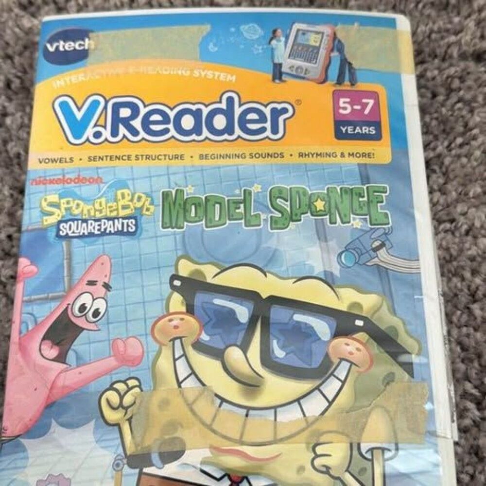 Tech V.Reader SpongeBob SquarePants disk NEW